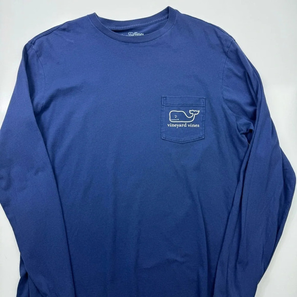 Vineyard Vines Happy Holidays Long Sleeve T-Shirt‎ Size Medium - Picture 5 of 9